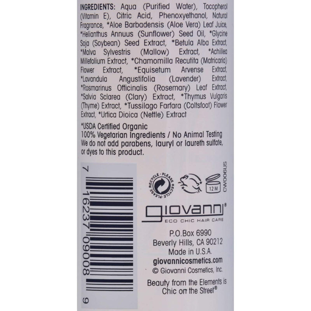 Giovanni Protective Moisture Leave-In being applied to detangle and smooth hair.