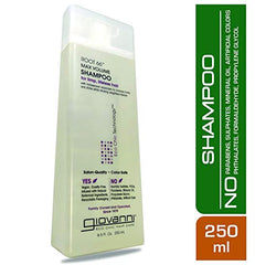 Giovanni Root 66 Max Volume Shampoo lather image showing gentle cleansing with bounce