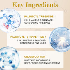 Girgstar primer close-up shows a soft-focus finish, minimizing pores.