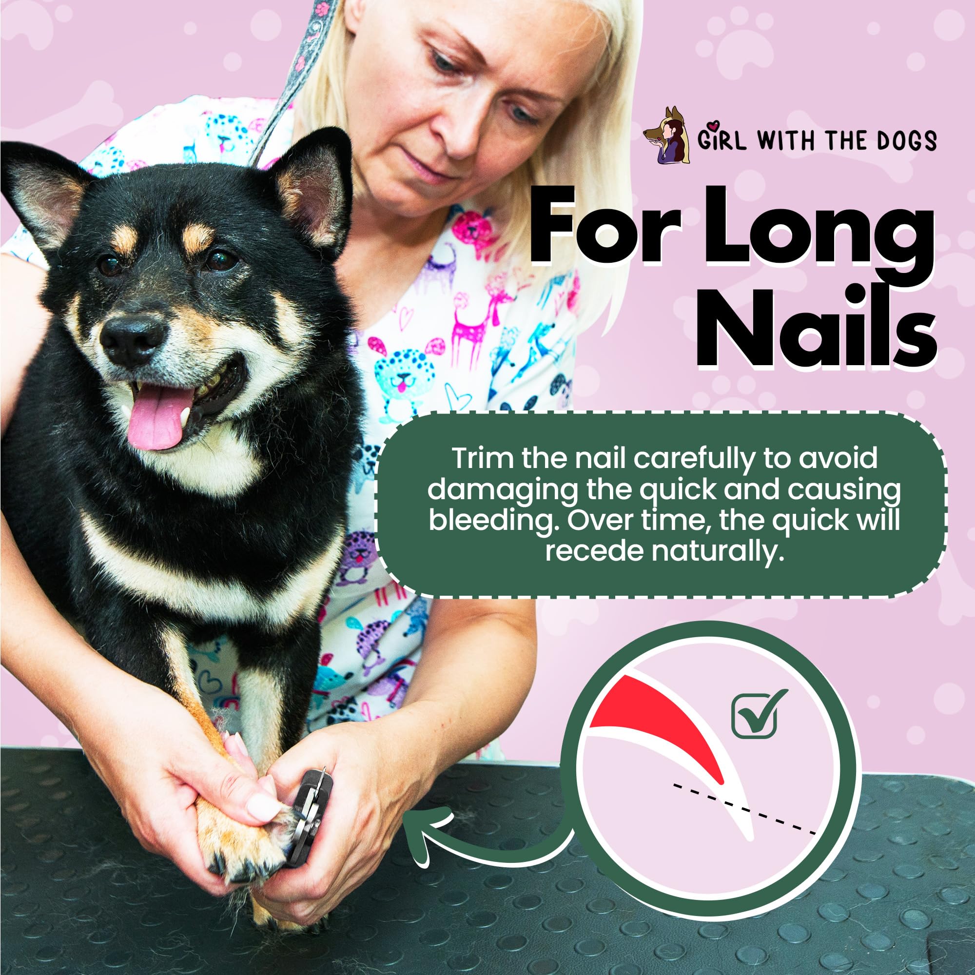 Girl With The Dogs professional-grade dog nail trimmers trusted by groomers
