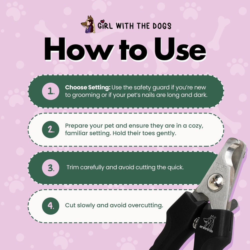 Girl With The Dogs user-friendly pet grooming tool for at-home nails