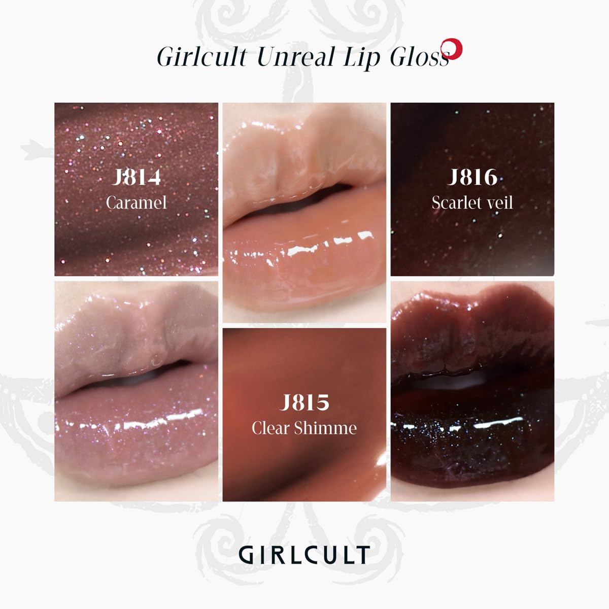 GIRLCULT film-free shine showcases glossy finish with no milky residue.