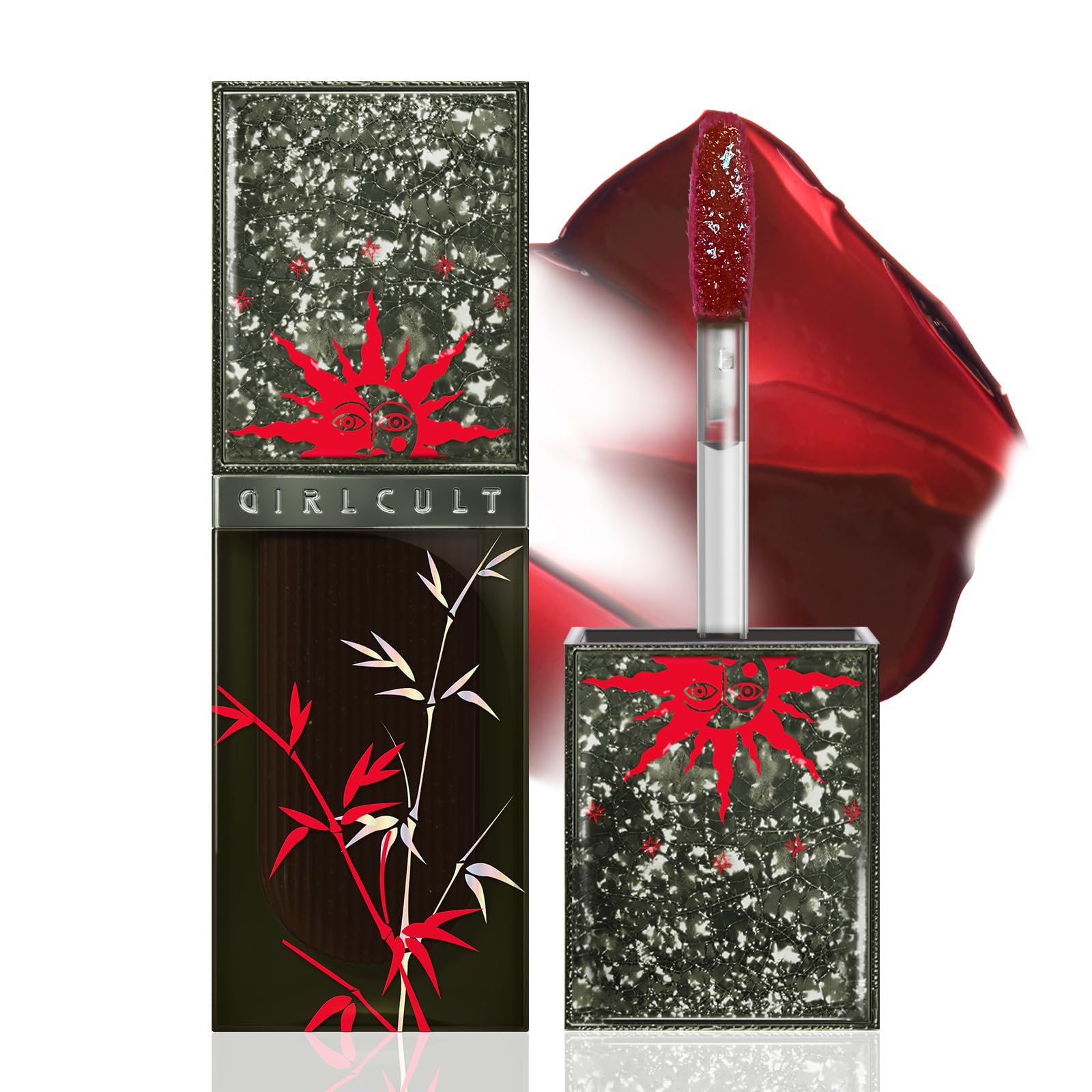 GIRLCULT Glass Shine Lip Gloss packshot shows a high-shine finish and chic packaging