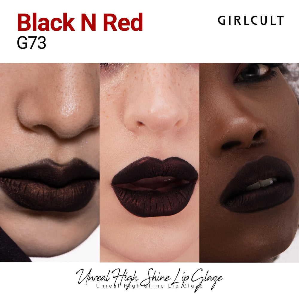 GIRLCULT Matte Lip Stain wear-test lifestyle shot demonstrates transfer resistance