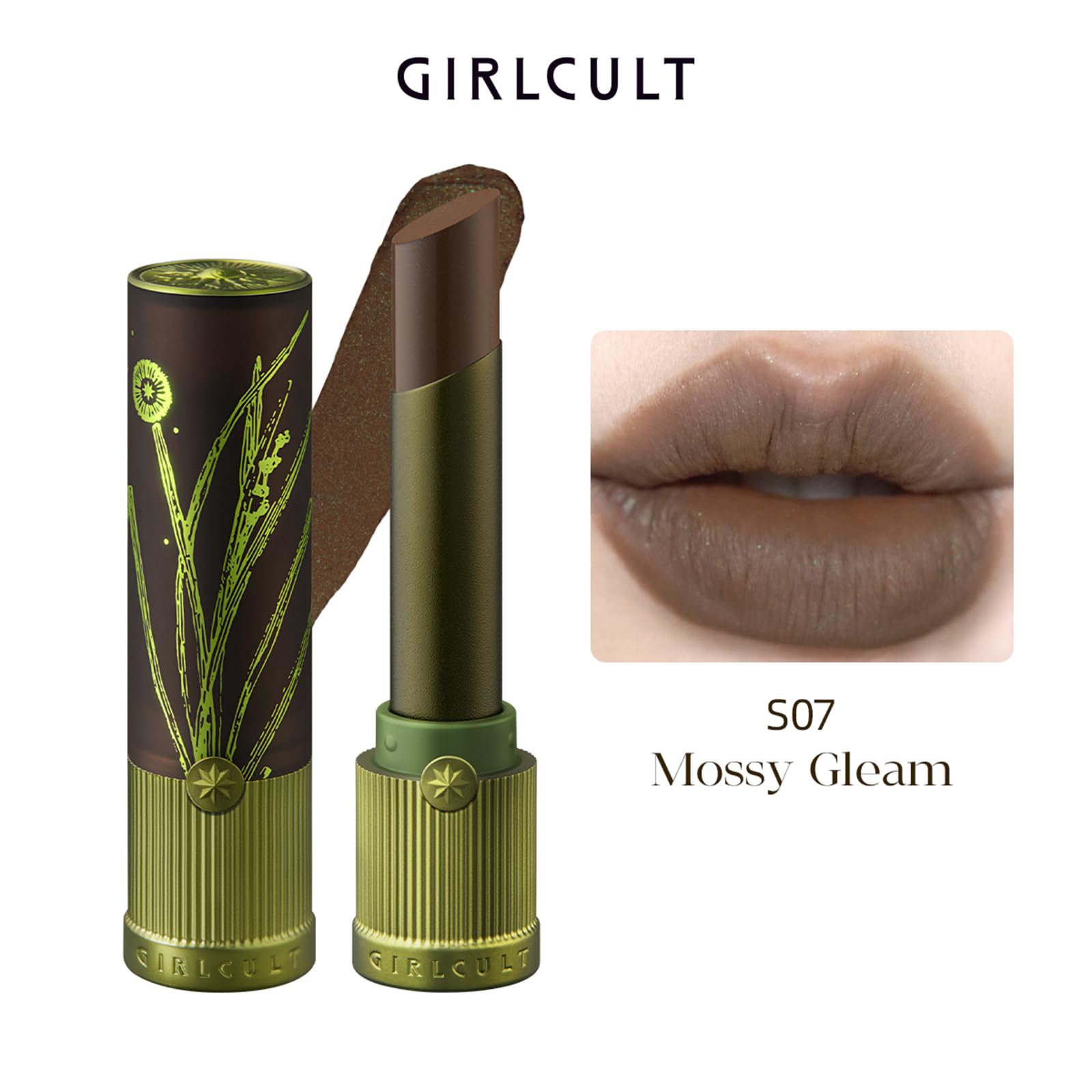 GirlCult Matte Lipstick S07 nude-to-red range enables versatile styling.
