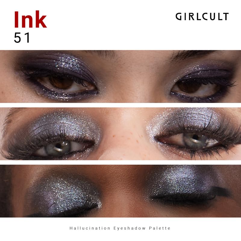 GIRLCULT mini palette swatches show rich pigment and smooth blending.