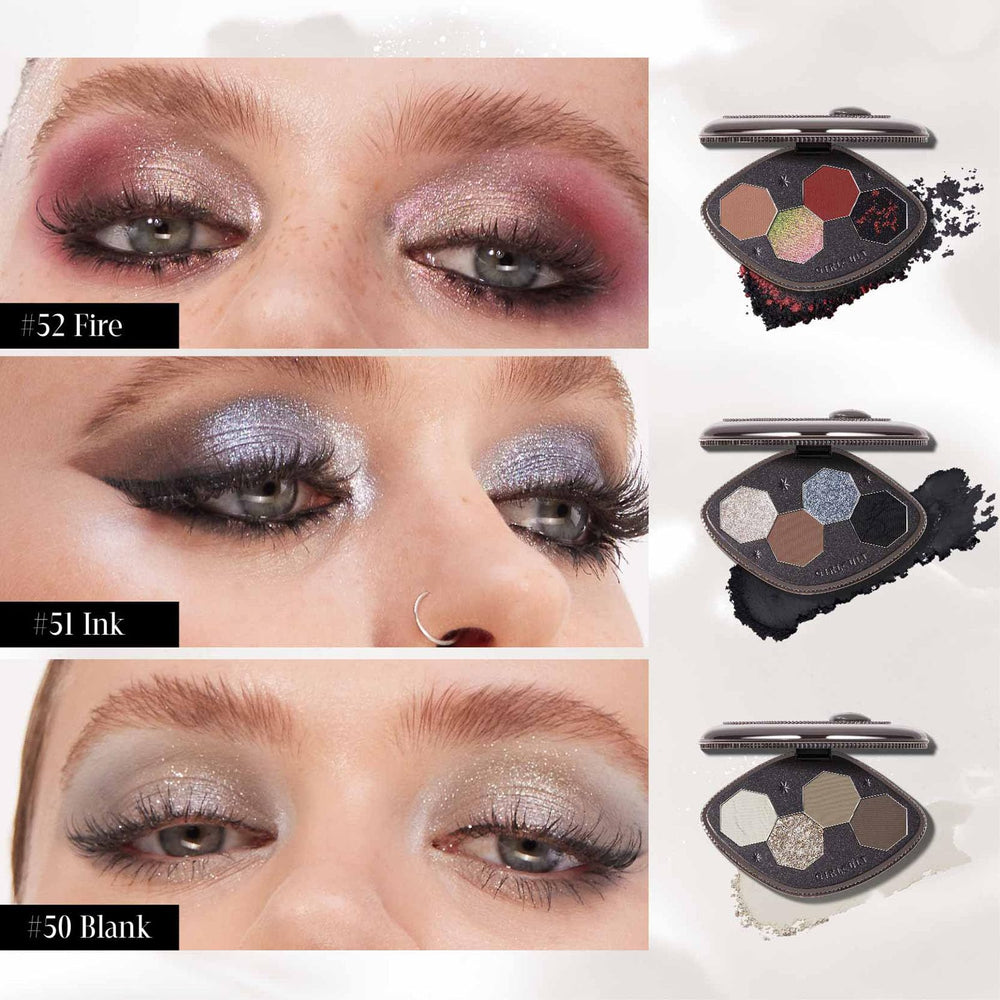 GIRLCULT travel-friendly palette with built-in mirror for quick touchups.