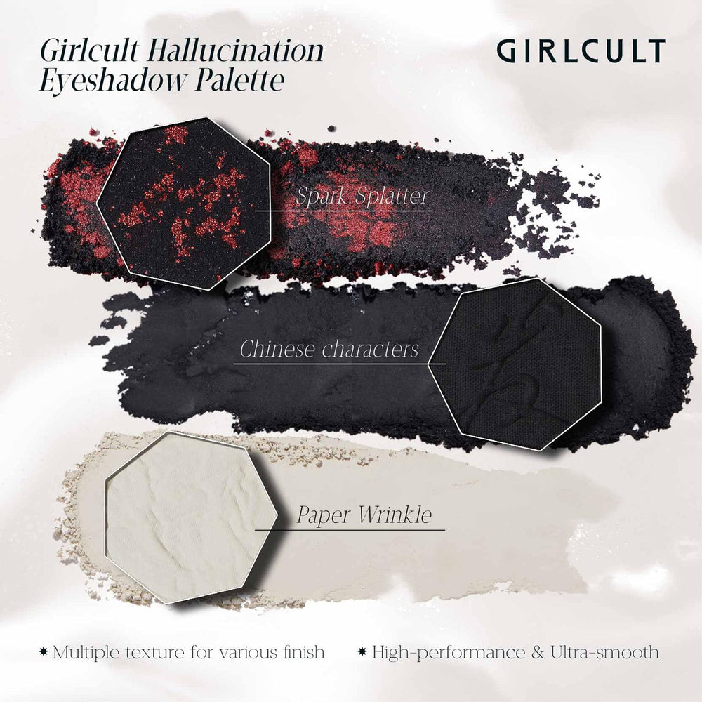 GIRLCULT waterproof, crease-resistant formula promotes long-lasting color.