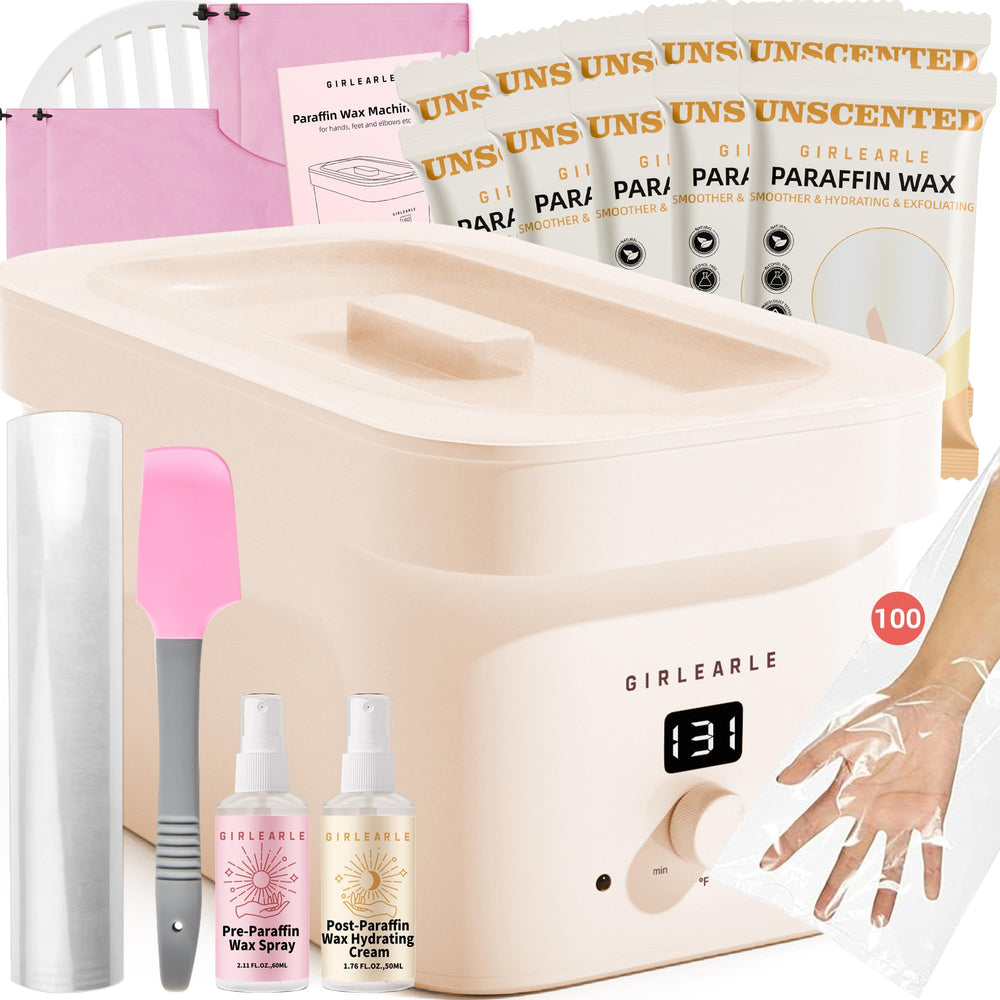 GIRLEARLE 7000ml wax machine front view for at-home spa sessions.