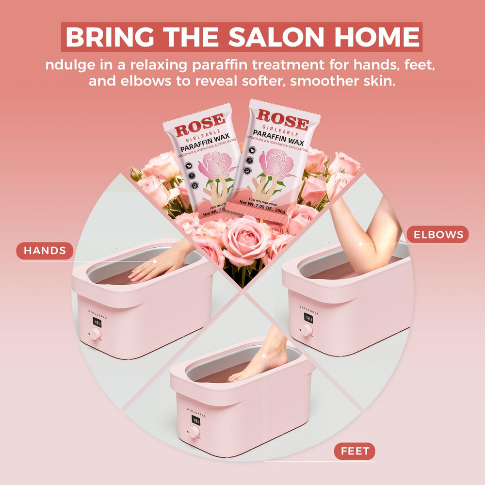 GIRLEARLE complete spa kit with essential accessories.