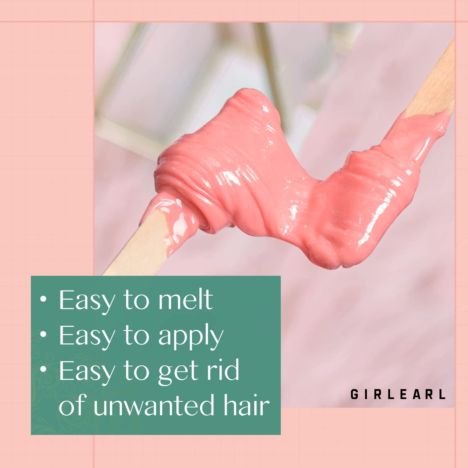 GIRLEARLE full-body waxing setup showing at-home spa-like experience.
