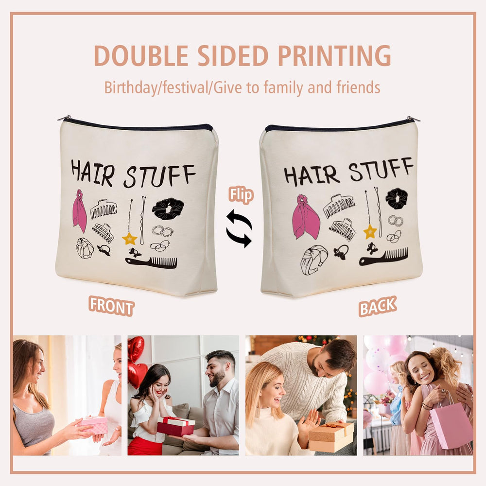 Girlly Hair Stuff makeup bag size and waterproof material for everyday routines