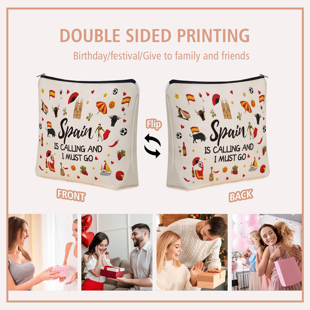 Gift-ready packaging of Girlly Spain travel makeup bag perfect for gifting