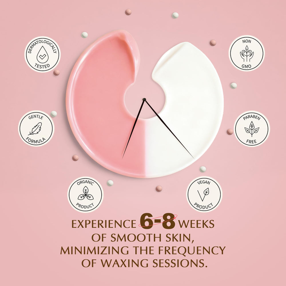 GIRLEARLE instruction guide with step-by-step at-home waxing tips