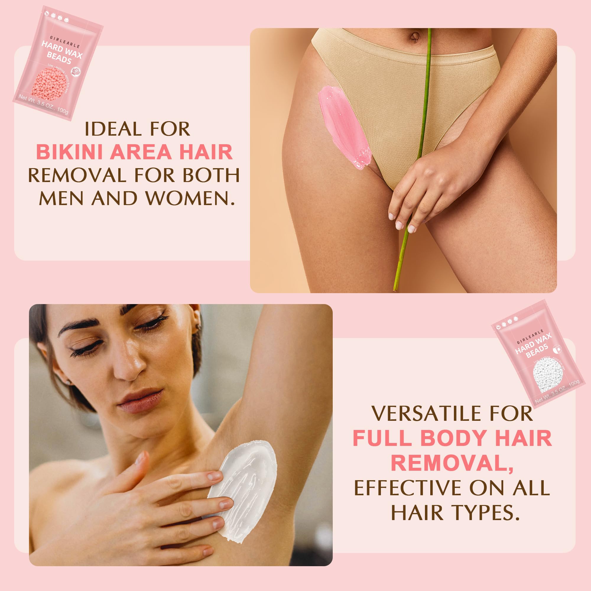 GIRLEARLE post-wax cream soothing skin after waxing
