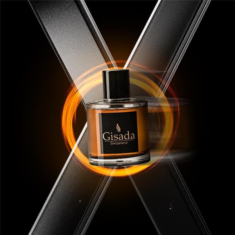 Gisada Ambassador Men label detail highlighting luxury branding.