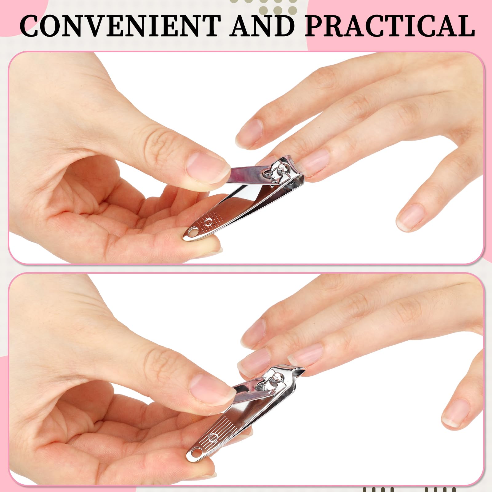 Gisafai nail file and clippers illustrate precise shaping and trimming