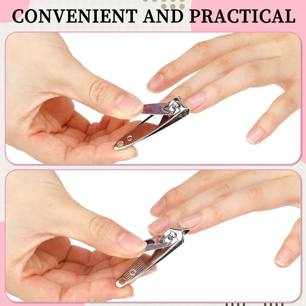 Gisafai nail file and clippers illustrate precise shaping and trimming