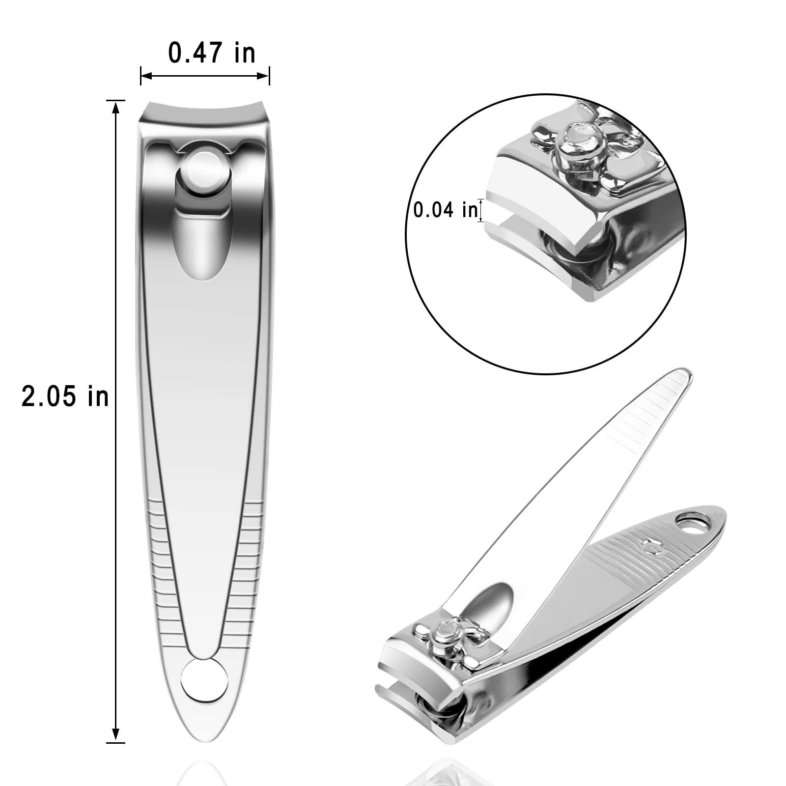 Gisdo ergonomic design nail clippers with comfortable grip