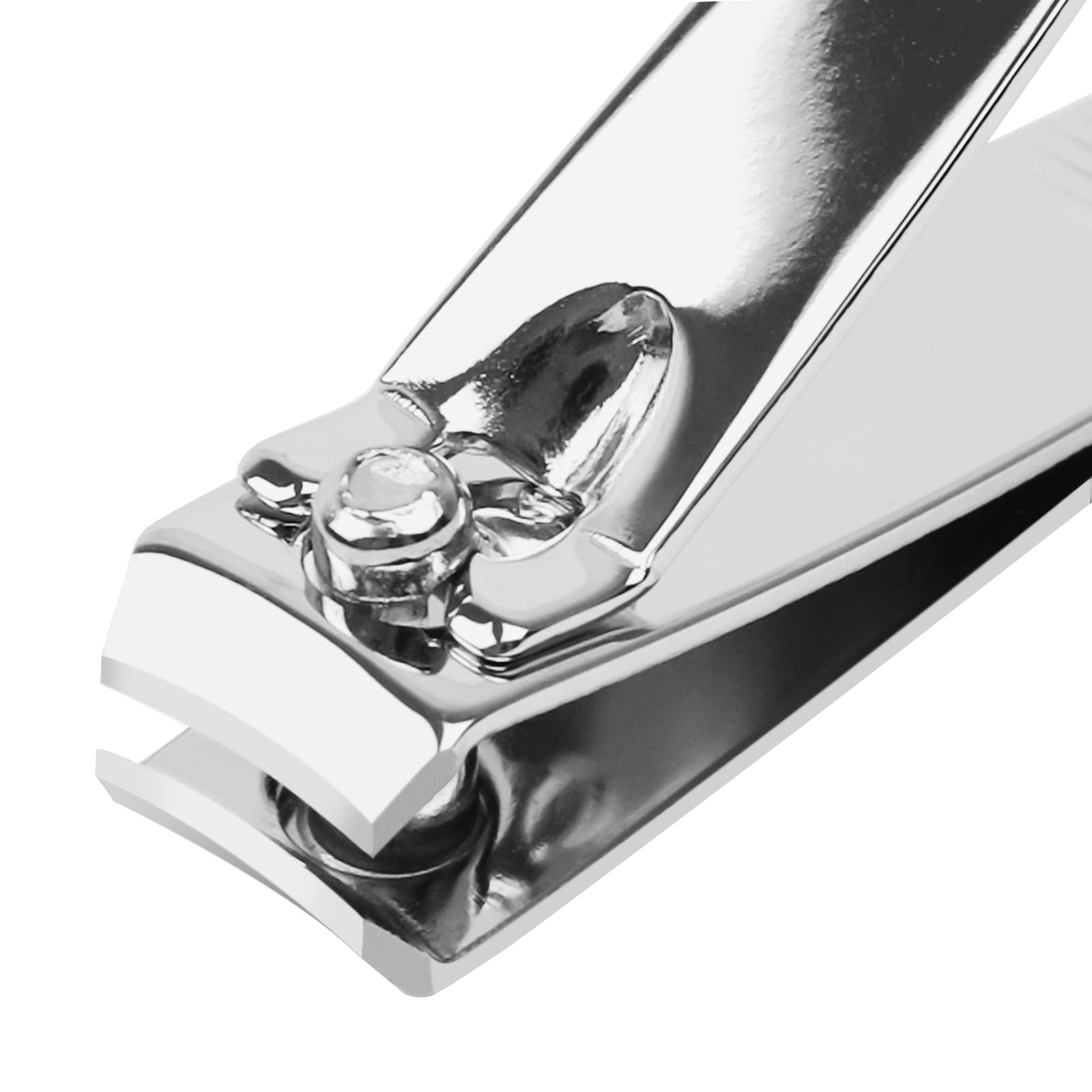Gisdo polished stainless steel nail clippers close-up showing durability