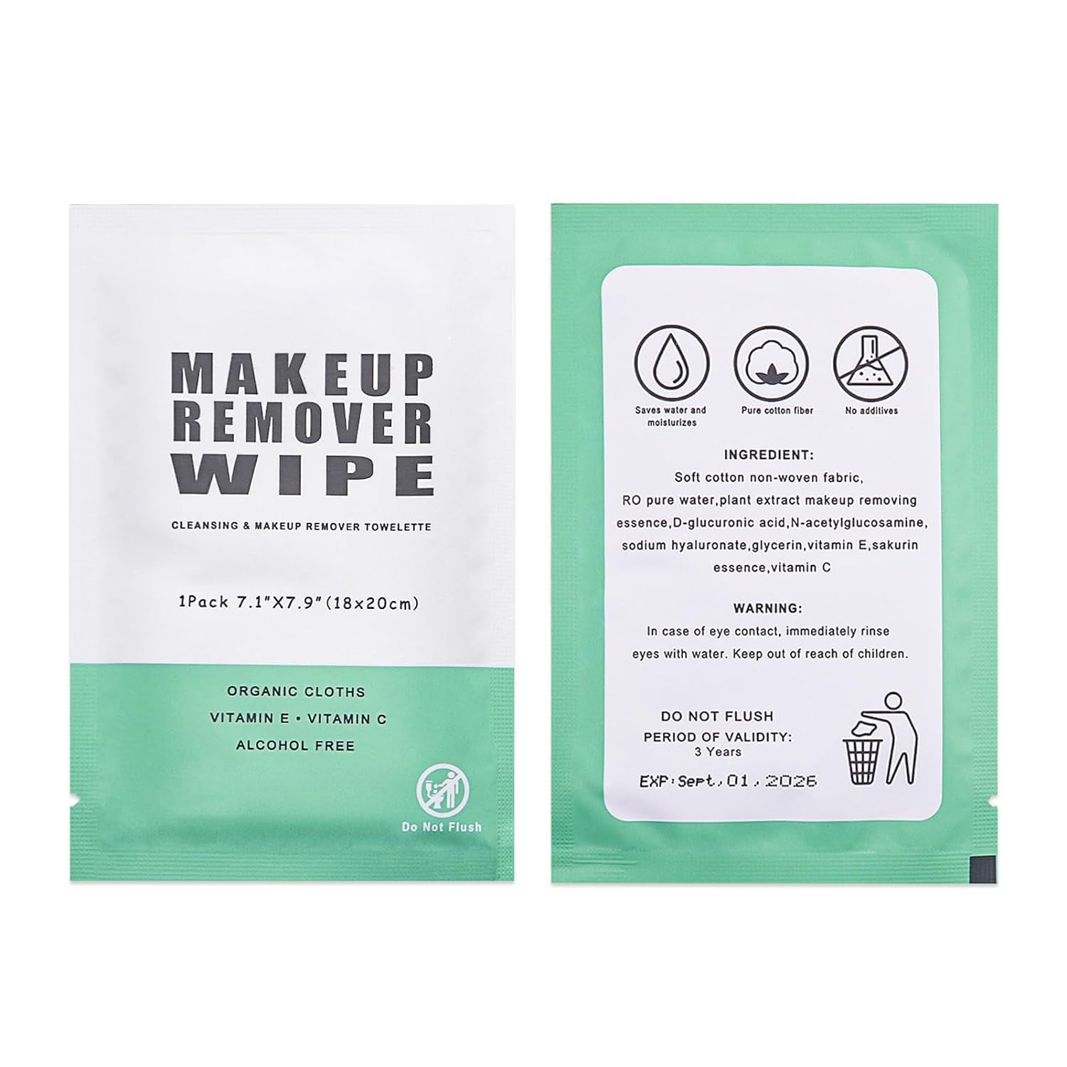 Gisdo portable face wipes in travel case suit hotel stays and commutes