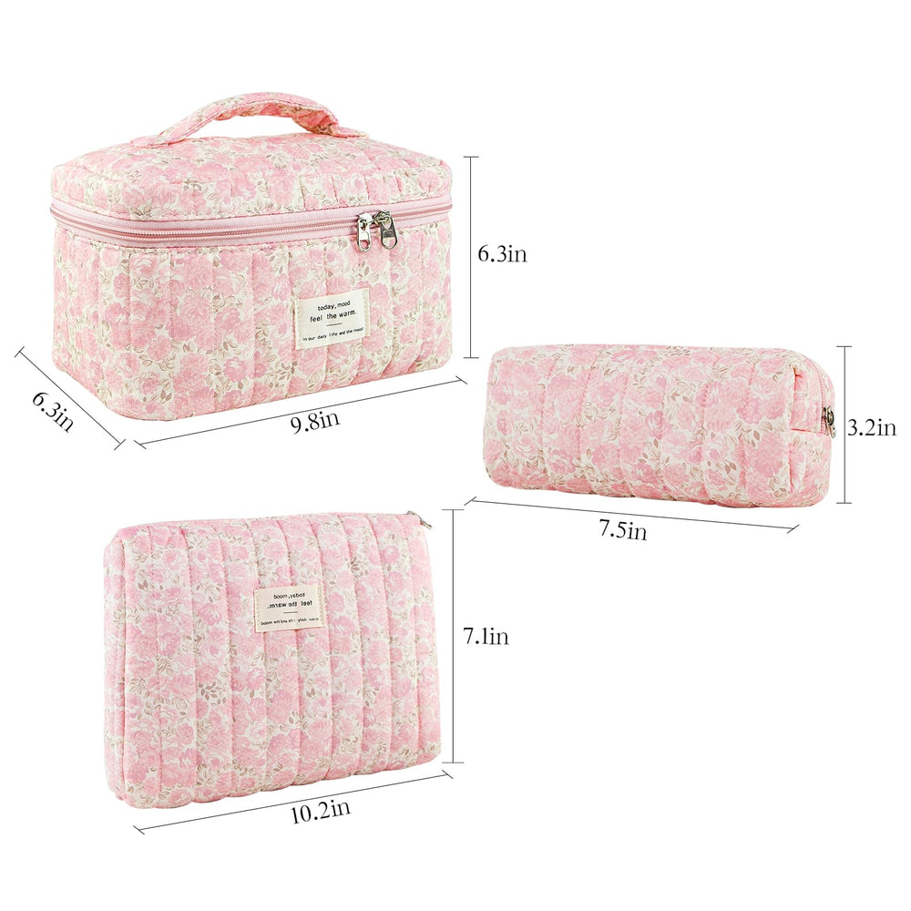 GISMTR travel toiletry bag large offering ample space for cosmetics and toiletries.