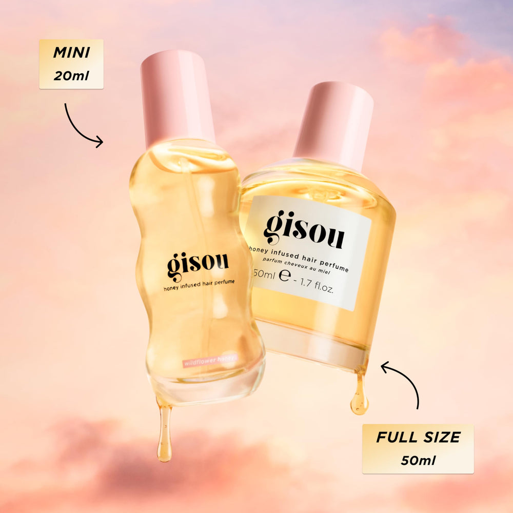 Gisou Honey Infused Hair Perfume adds shine without weigh-down.