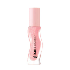 Gisou Honey Infused Lip Oil Watermelon Sugar bottle closeup for glossy hydration.