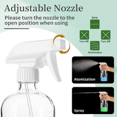 GIVAMEIHF adjustable nozzle on spray bottle offers full mist and targeted flow