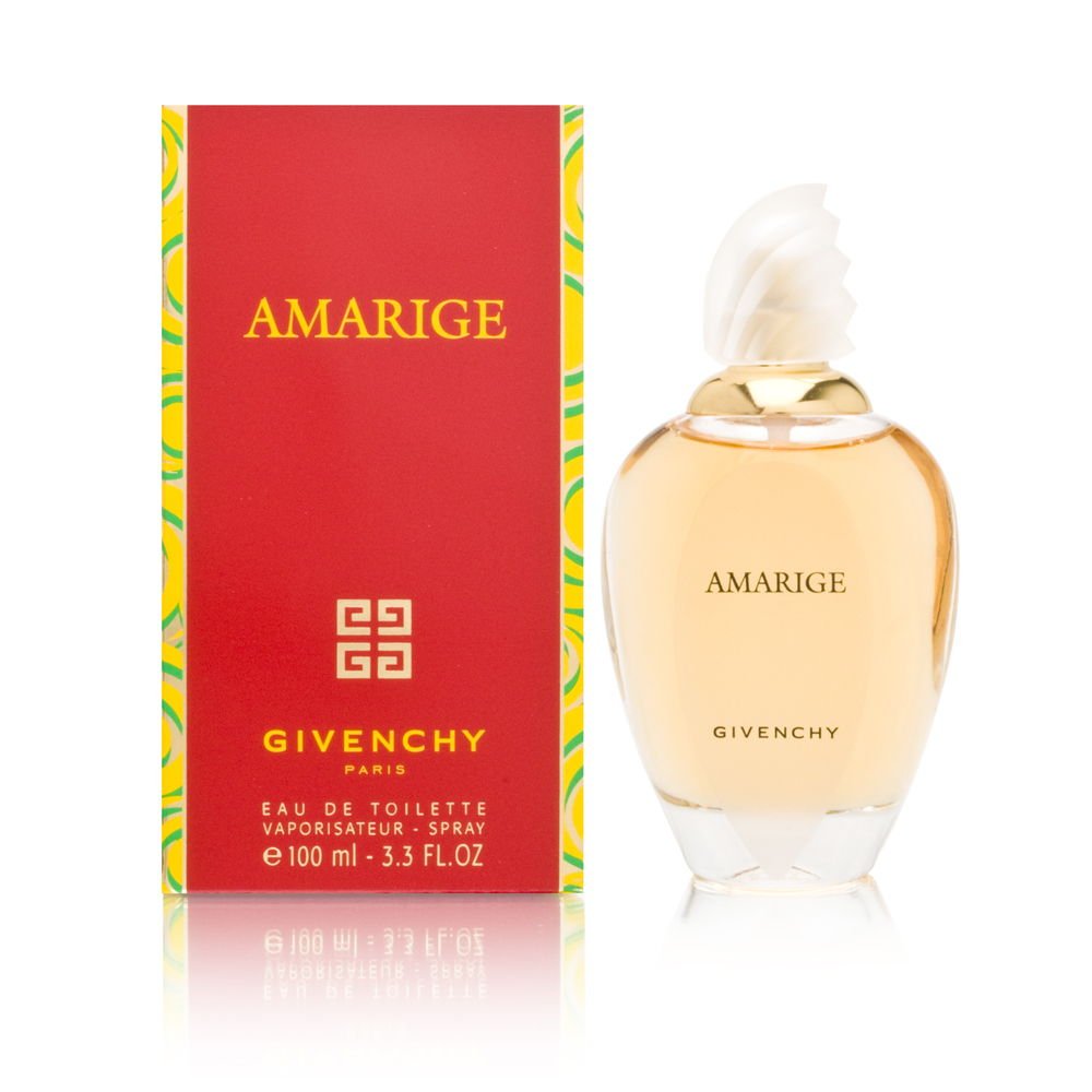 Givenchy Amarige EDT spray bottle in multicolor design, ideal for evening wear and signature scent.