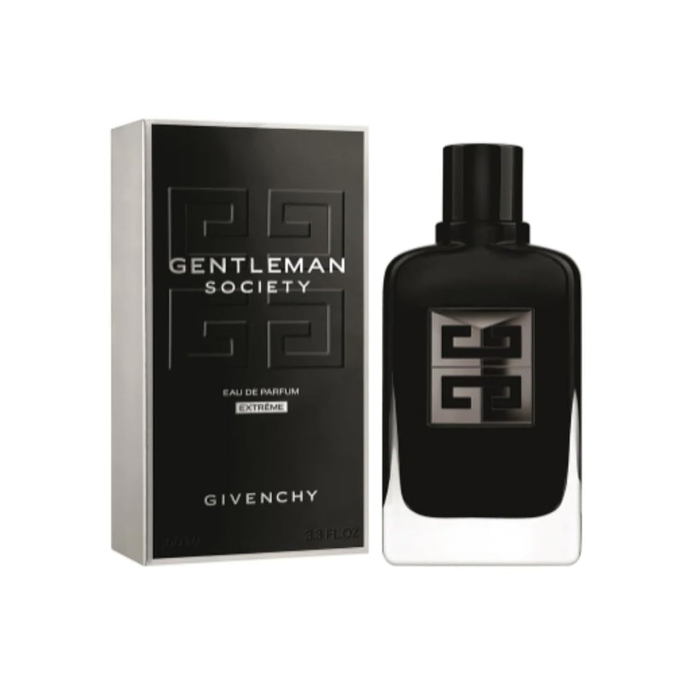 Givenchy Gentleman Society Extreme bottle pour showcases bold woody-spicy scent for evening wear
