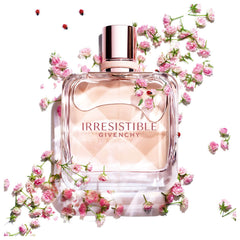 Givenchy Irresistible bottle side view highlights chic wearable design
