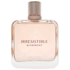 Givenchy Irresistible perfume spray demonstrates easy application and lasting elegance.
