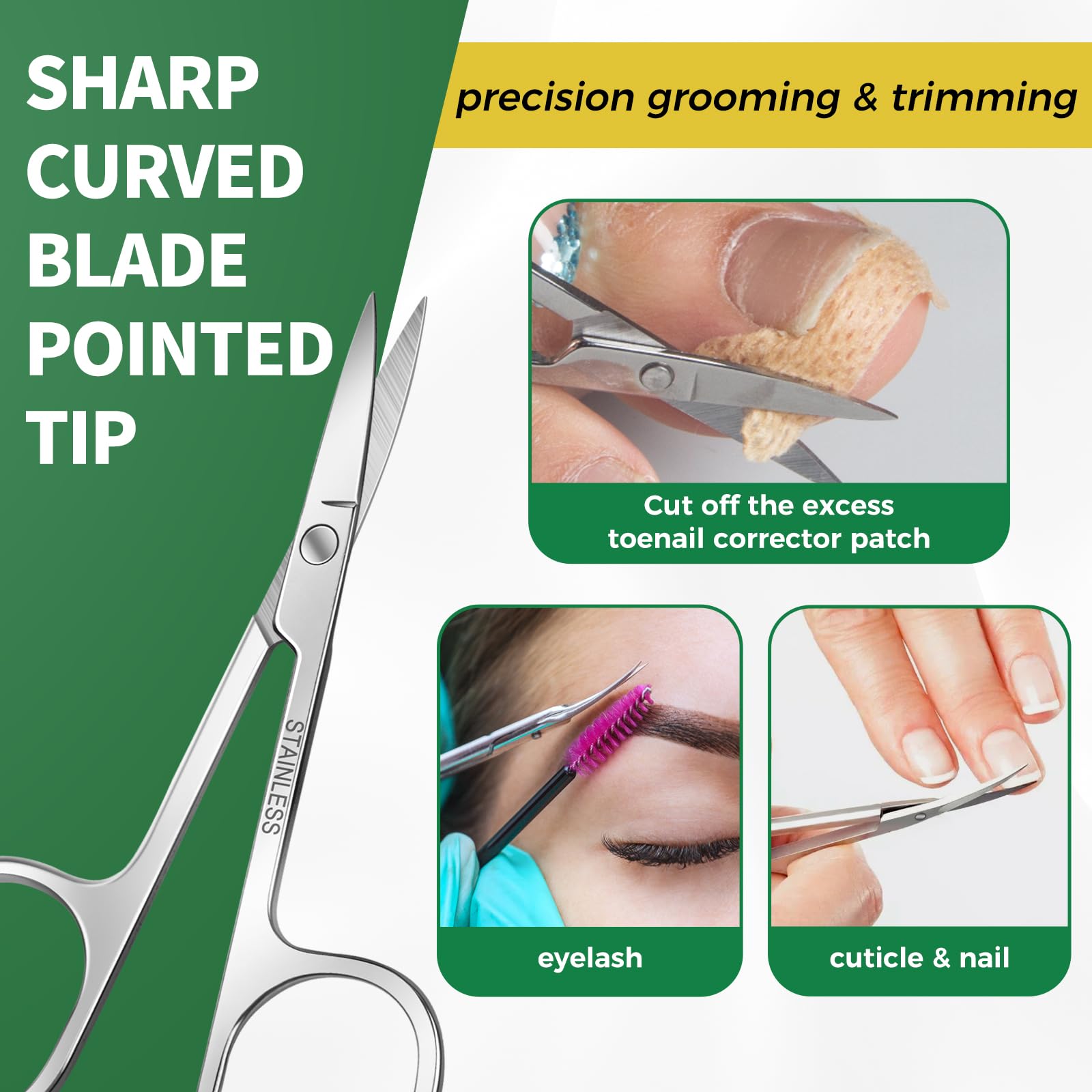 GJNL ingrown toenail debris removal close-up demonstrates effective cleaning under nails.