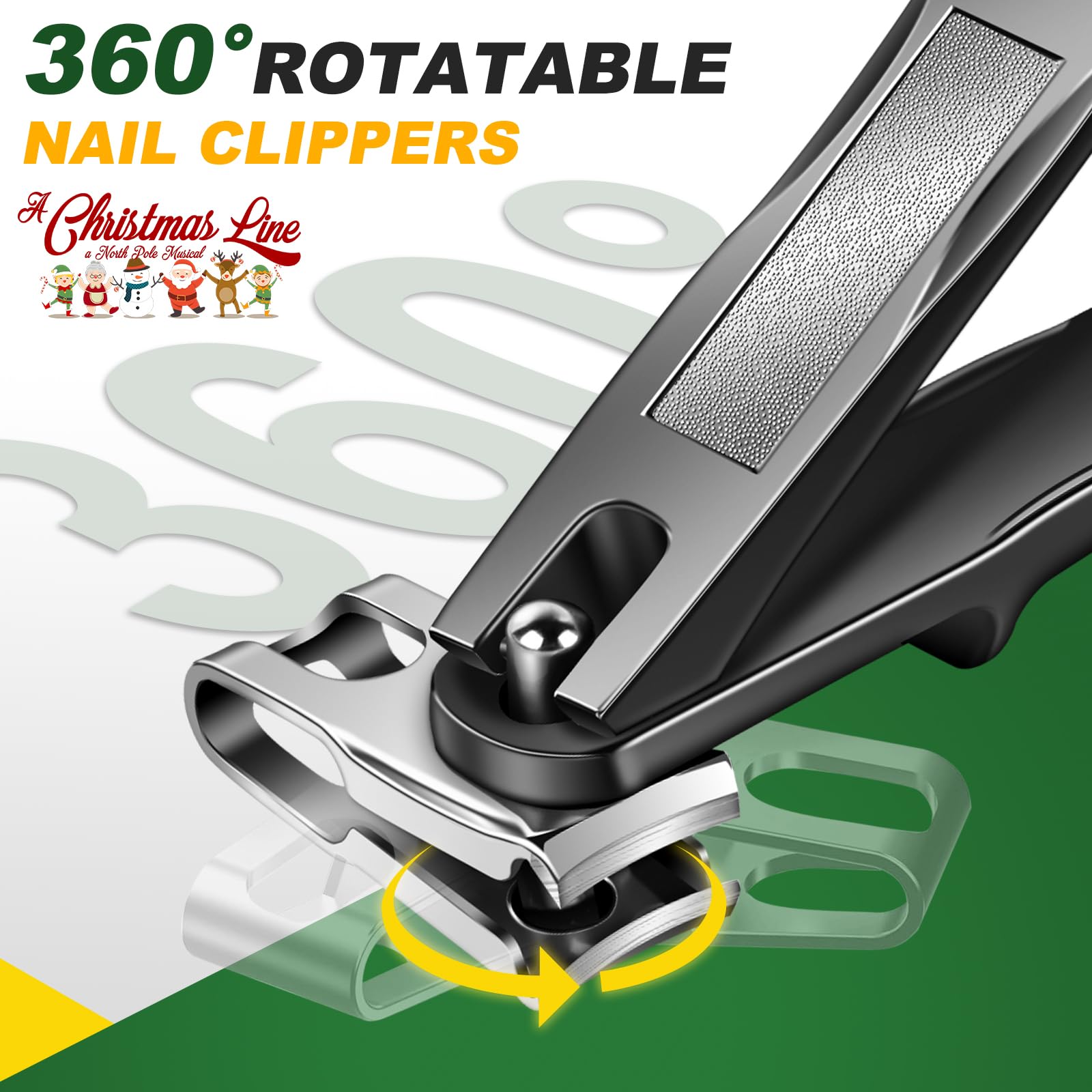 GJNL nail clippers box stores the set securely and makes gifting simple