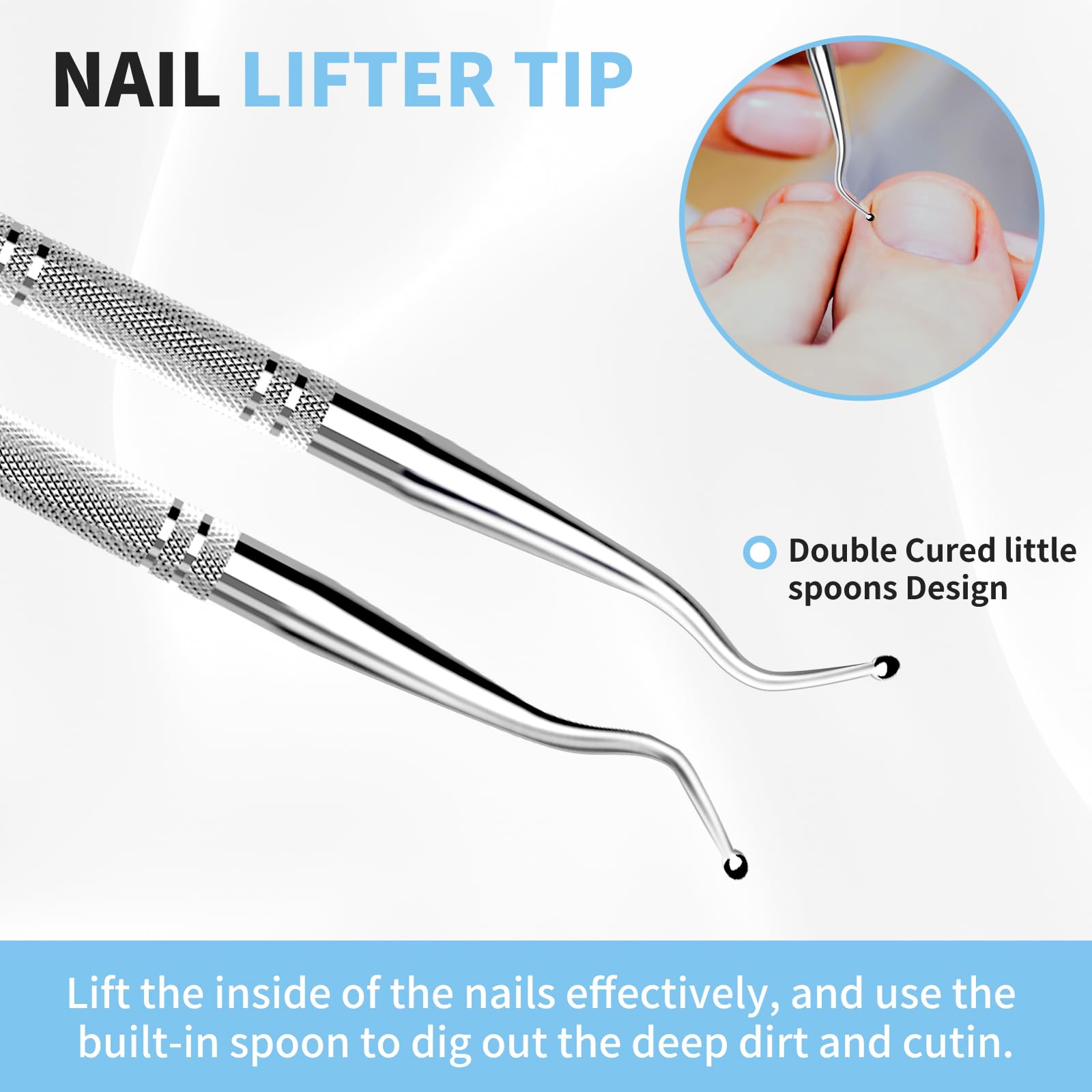 GJNL compact kit layout highlighting all-in-one toenail care
