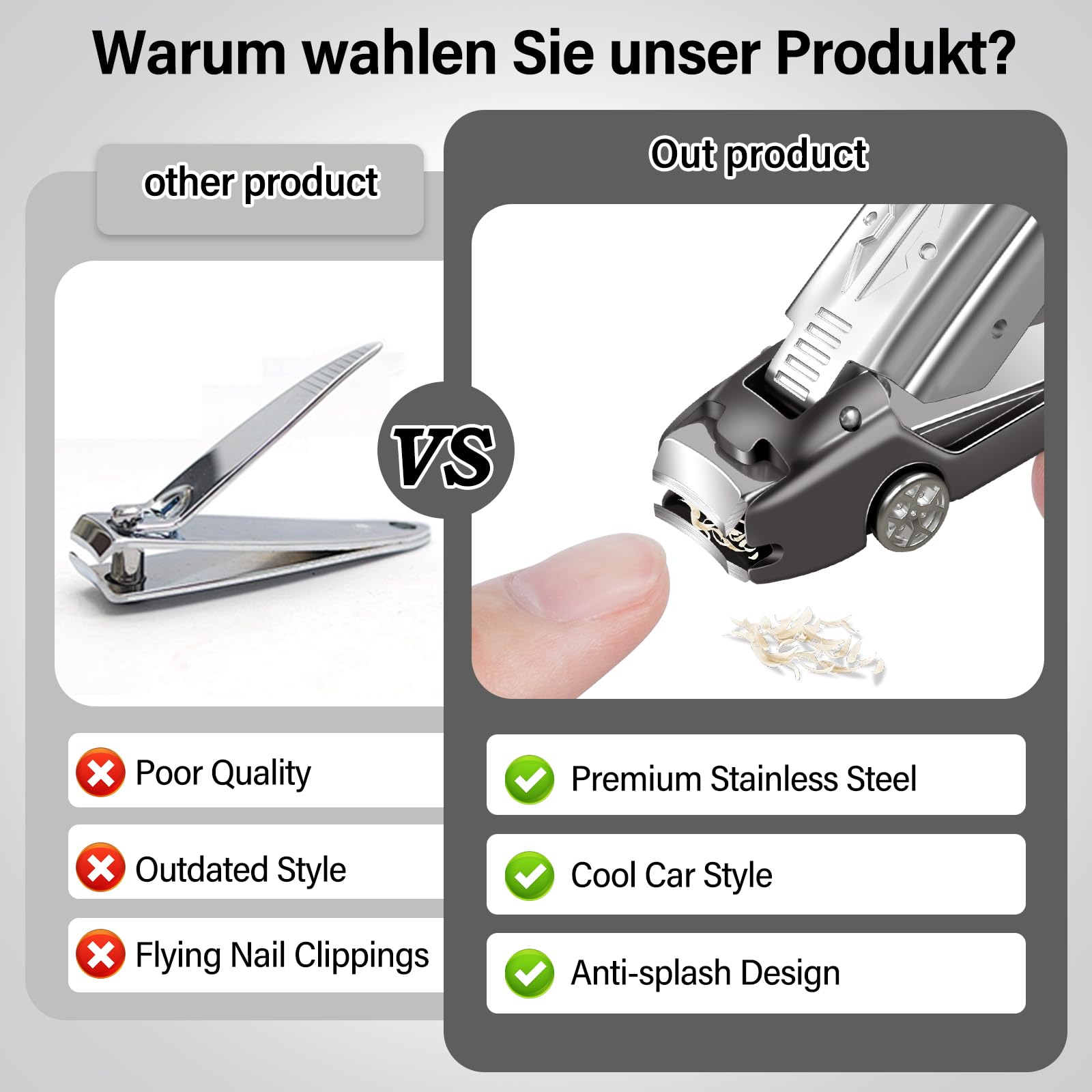 GJNL stylish men's nail clipper suitable for daily grooming routines.