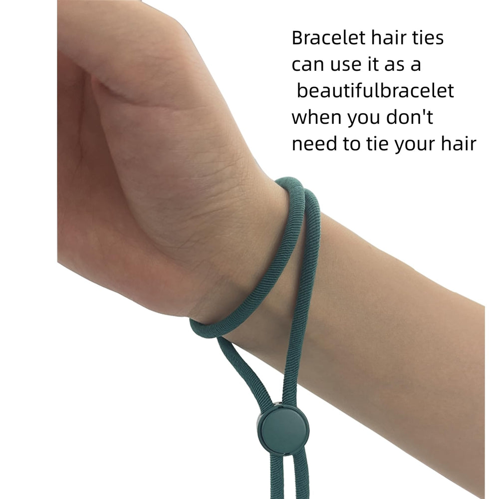 GJRR metal-button durable hair ties ensure lasting hold with premium hardware