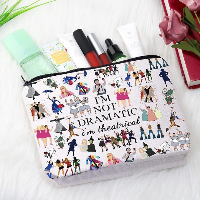 GJTIM makeup organization interior with compartments for brushes and palettes.