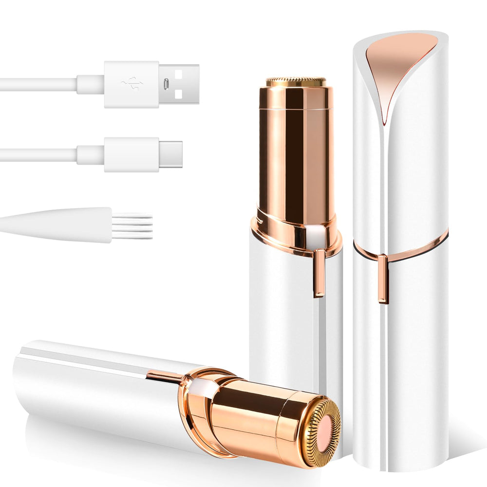 GJX facial hair remover front view shows compact design for precise facial grooming.