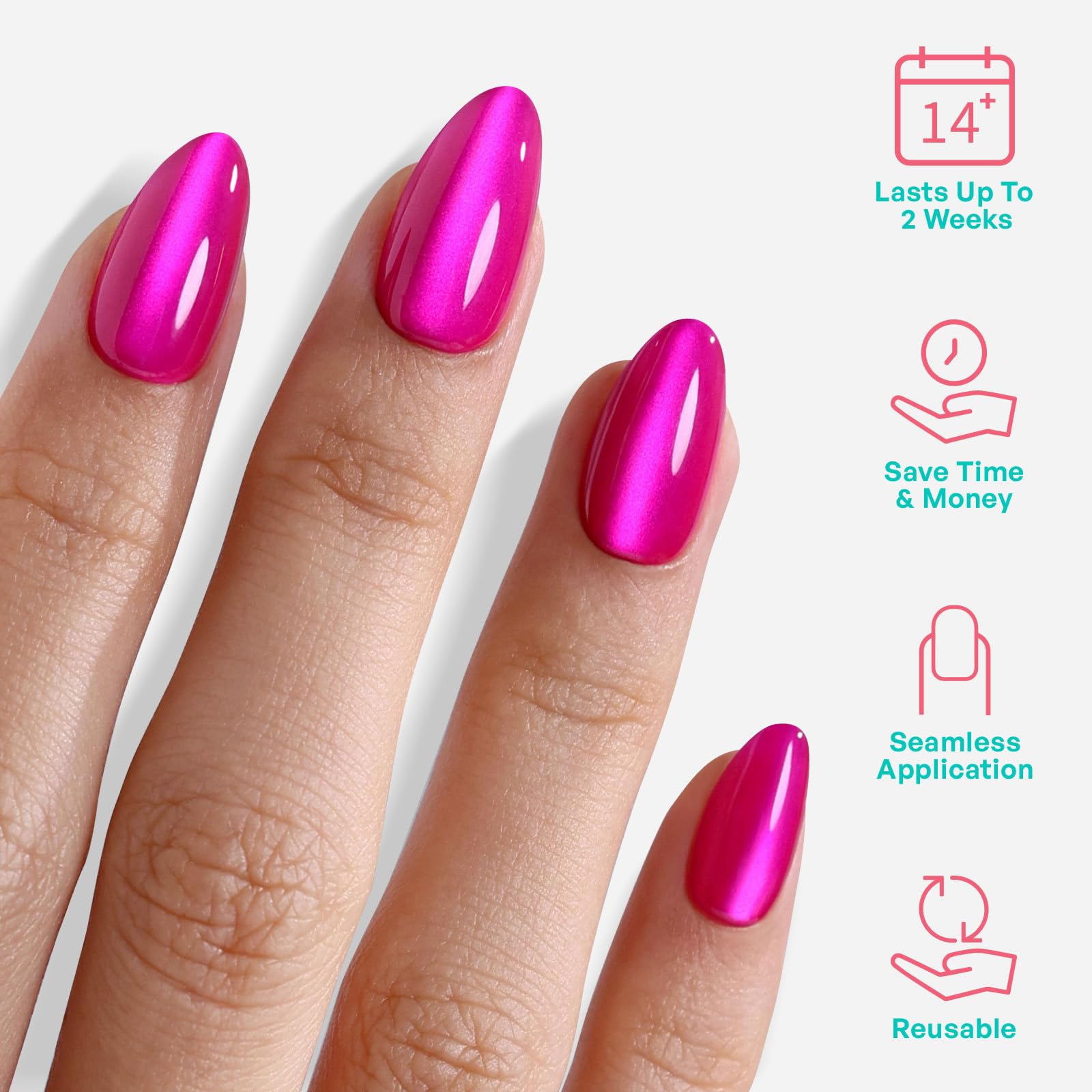 GJZEZ 32-piece nail set highlights color and variety.