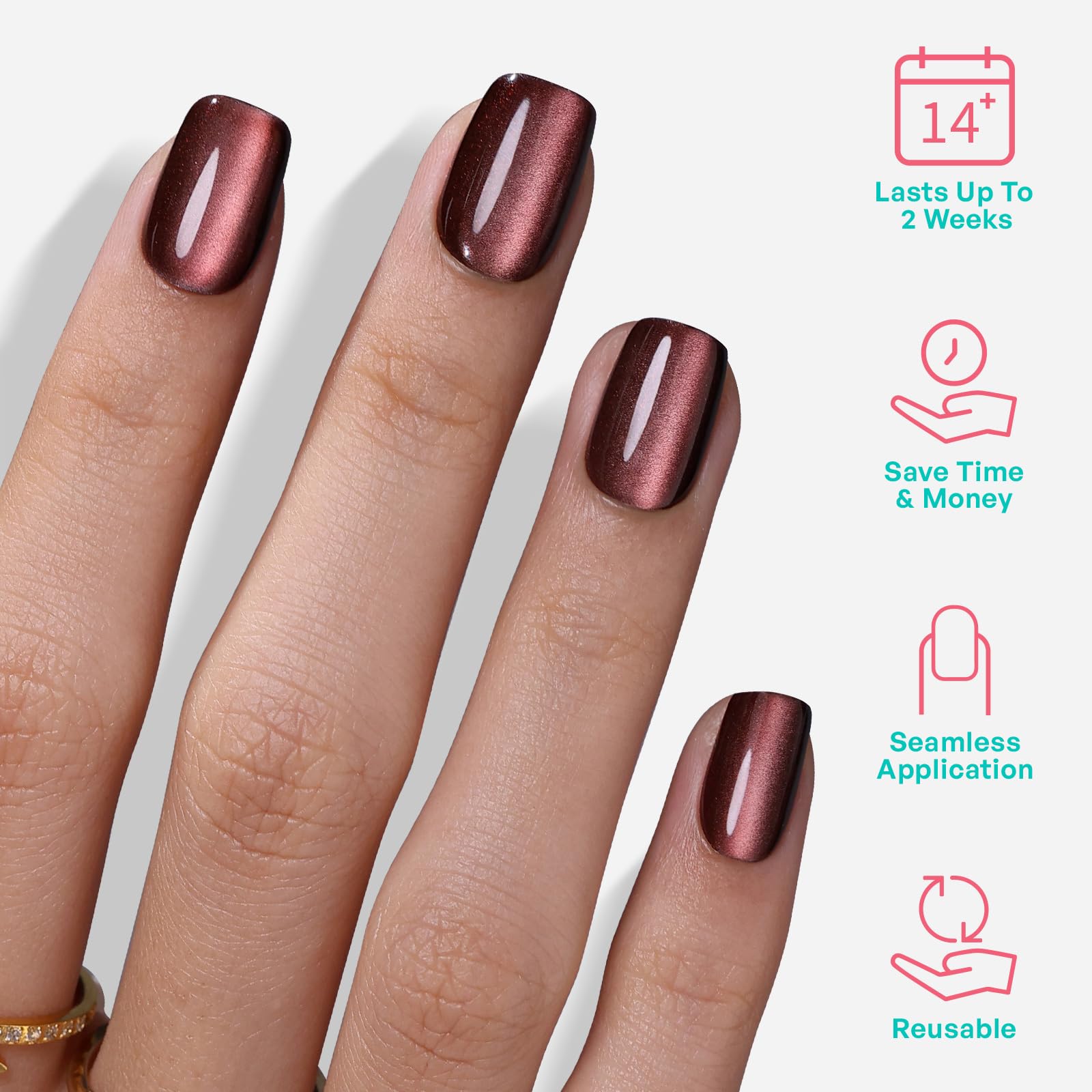 GJZEZ press-on nails application kit ready for quick DIY manicure.