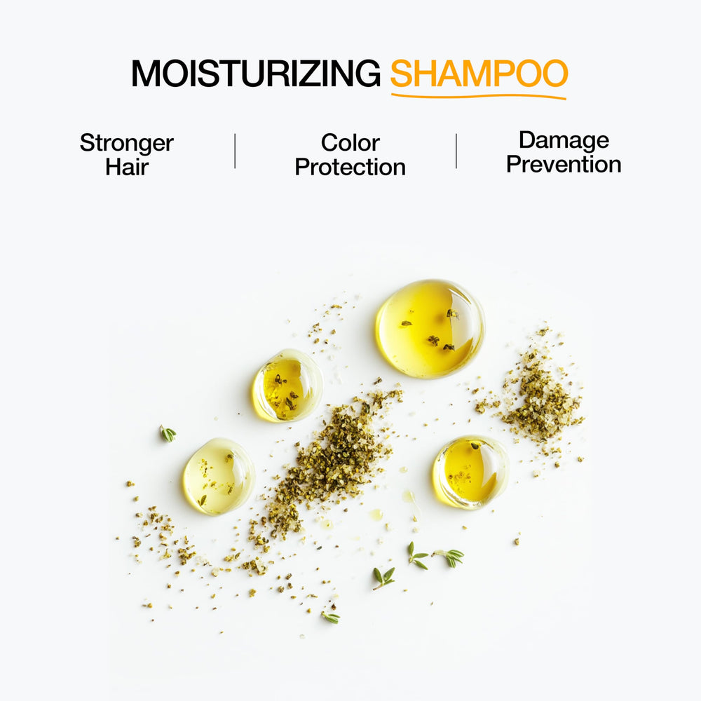 GK Hair vegan moisture repair shampoo on color-treated hair to preserve vibrancy