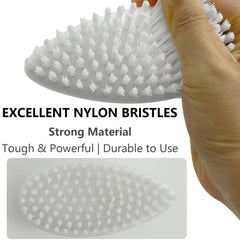 GKETN hand nail brush arch grip provides non-slip cleaning control.