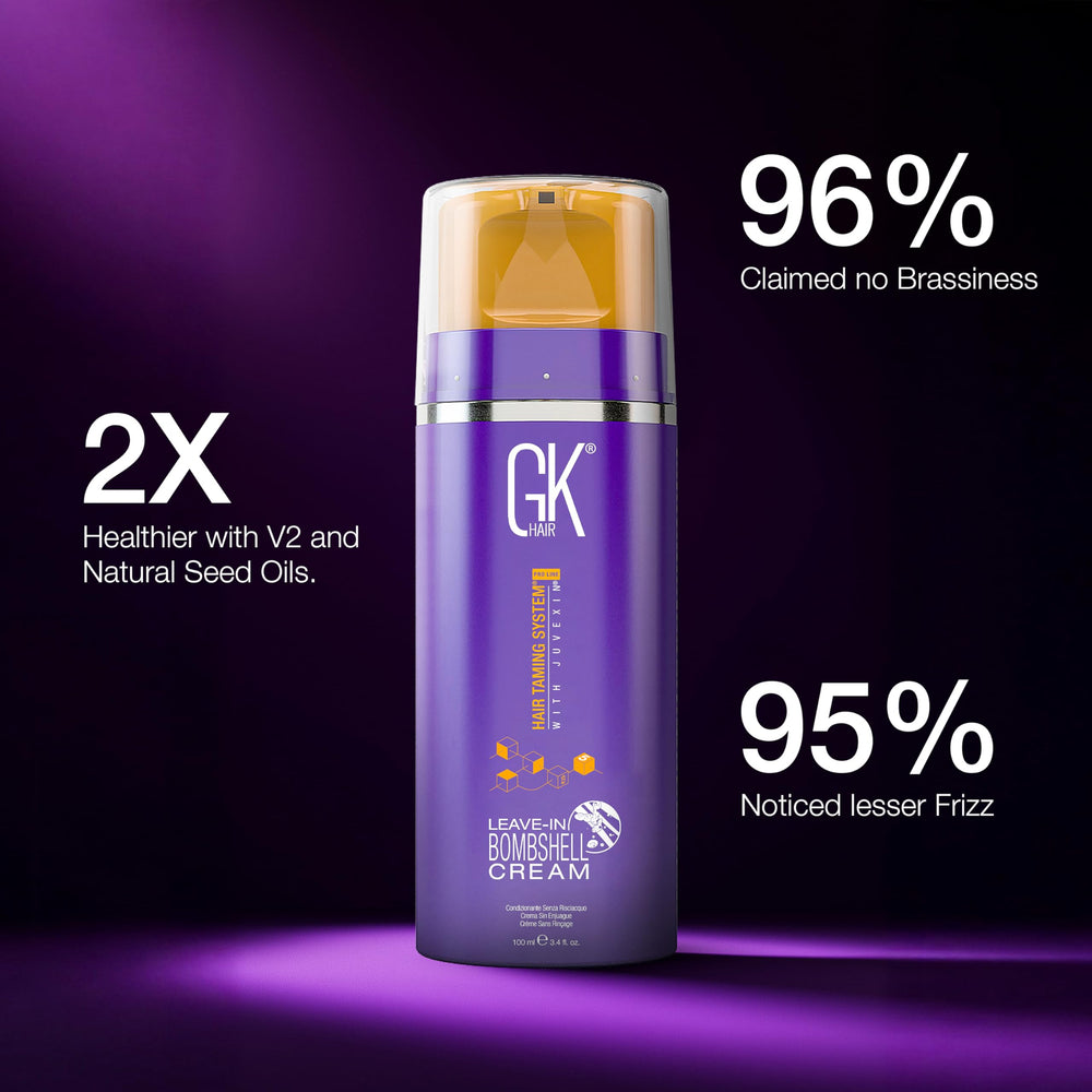 GK Hair chemical-free formula keeps hair hydrated.