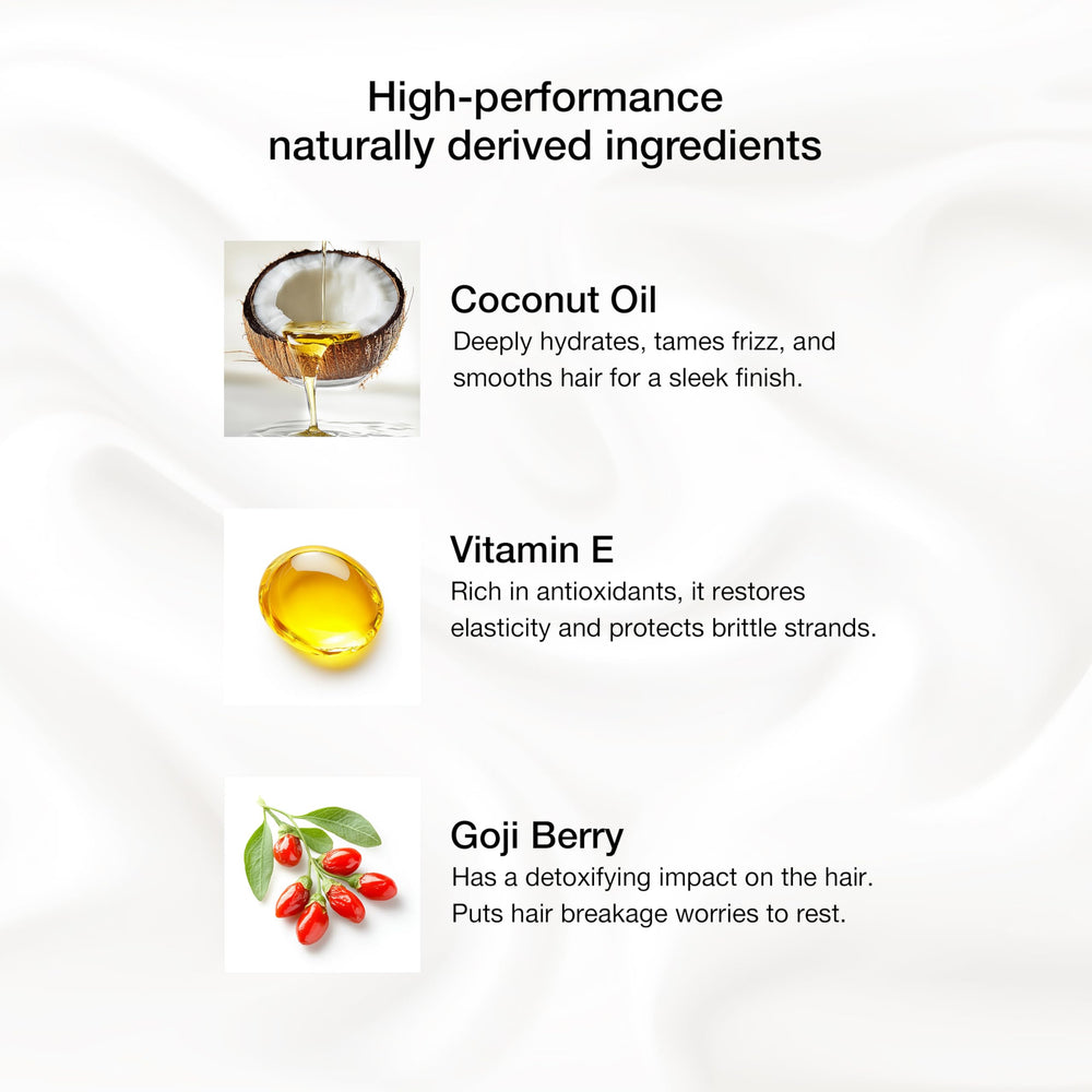GK Hair COCO hair after-straight result displays glossy, frizz-free, weightless manageability.