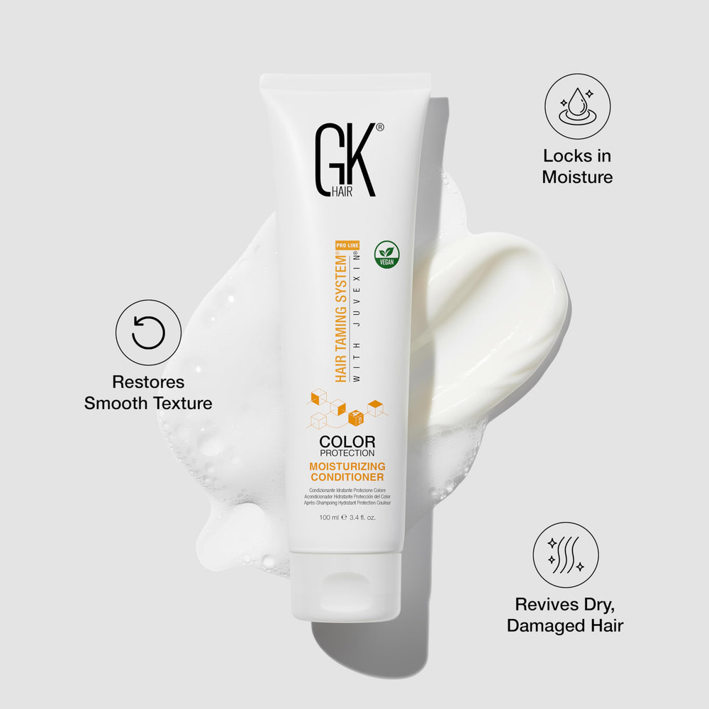 GK HAIR color-protection shampoo visual emphasizes fade prevention