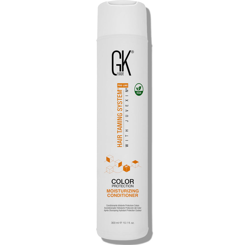 GK HAIR Hydrate conditioner bottle shows moisture protection for dry hair