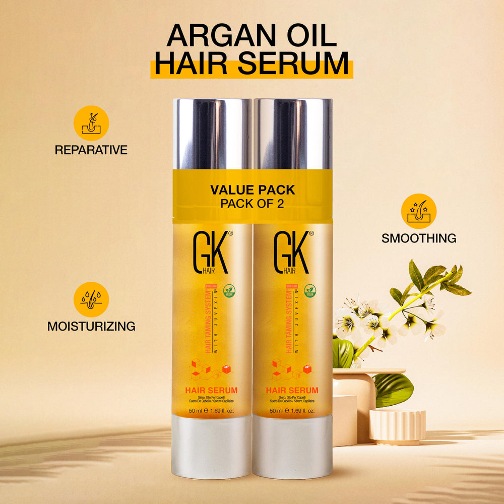 GK HAIR Oil Argan-based formula provides environmental protection and hydration.