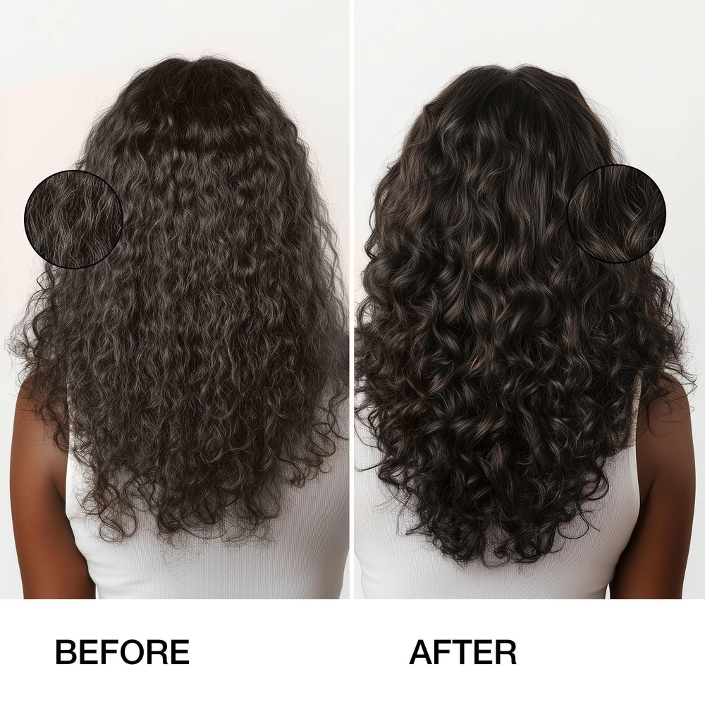 GK HAIR sulfate-free seal on packaging highlights gentle cleansing
